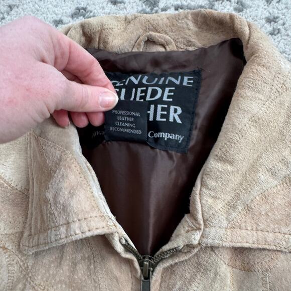 Navarre Leather Company Genuine Suede
Leather Jacket Size M - Picture 6 of 11
